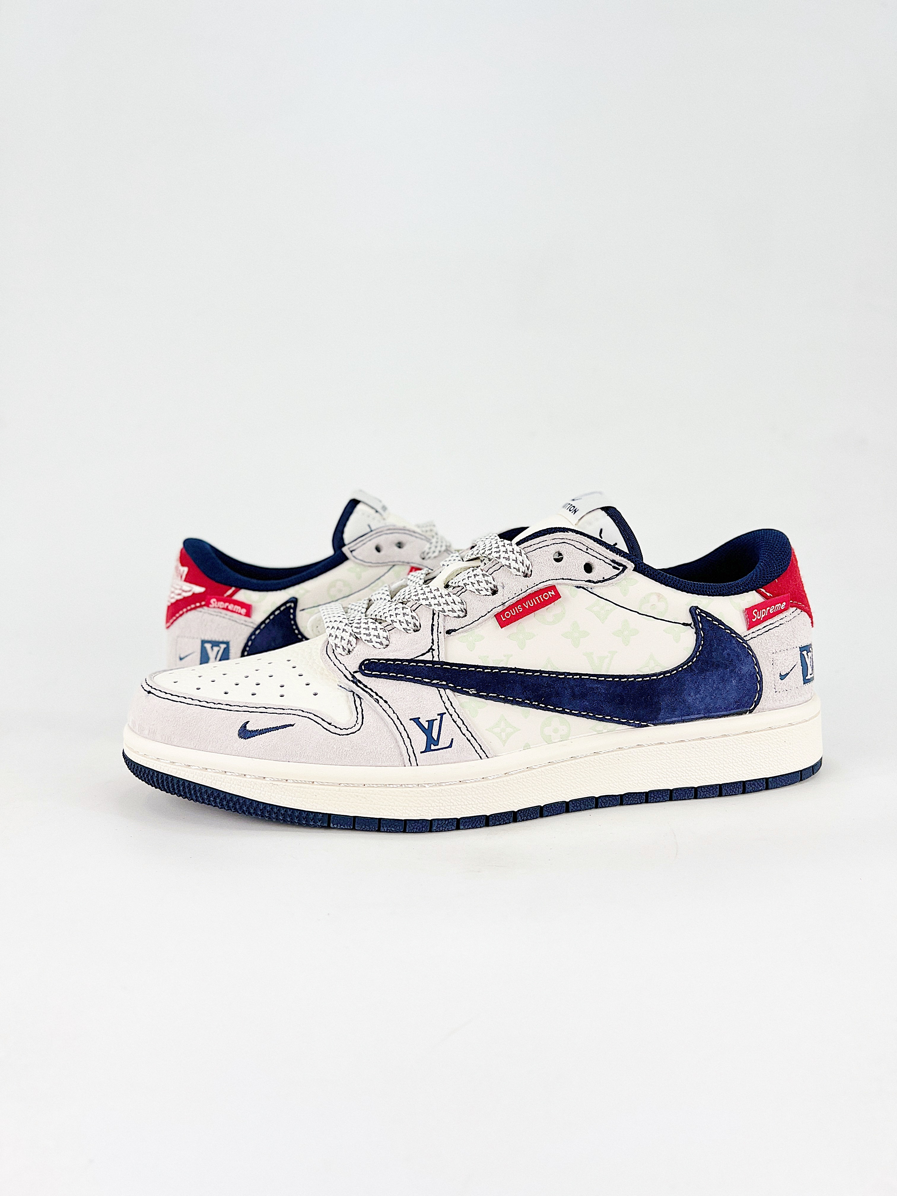 Nike Air Jordan Travis Scott x Louis Vuitton Low-Top Sneakers $200