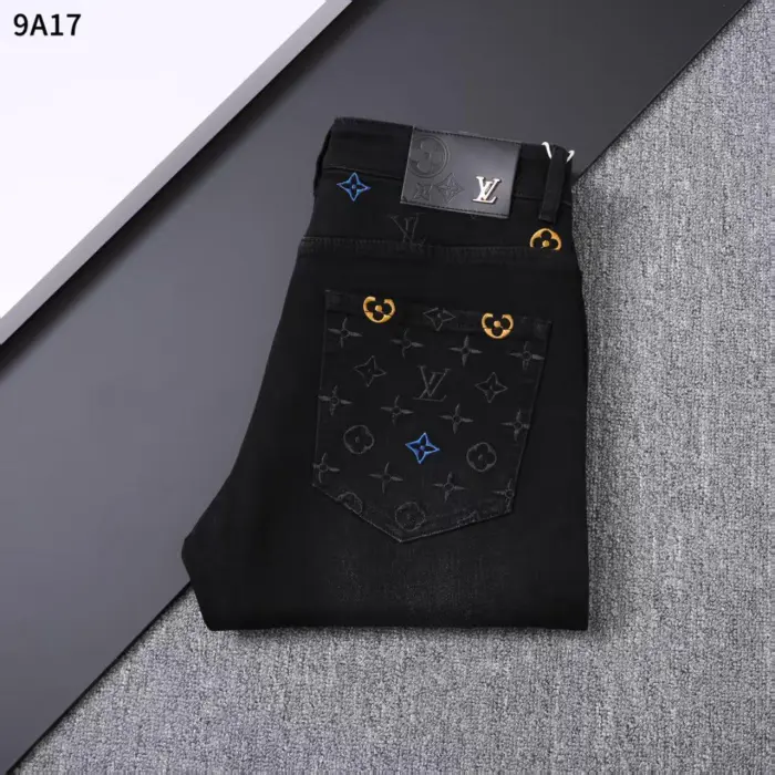 Louis Vuitton x Gucci Black Jeans $100