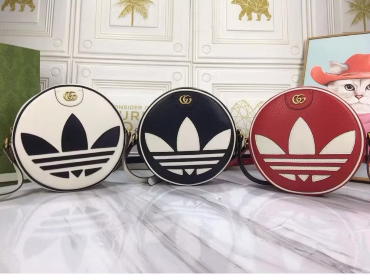 Gucci X Adidas Round Crossbody Bag $200