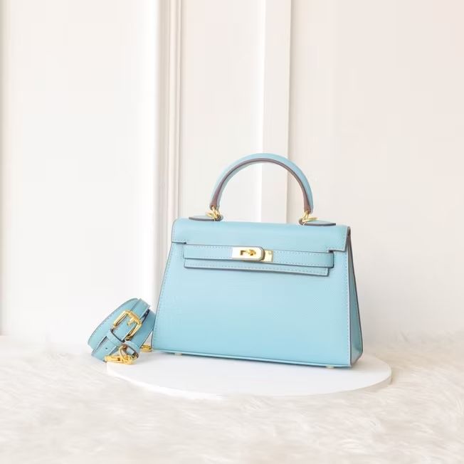 Hermes Sky Blue Handbag