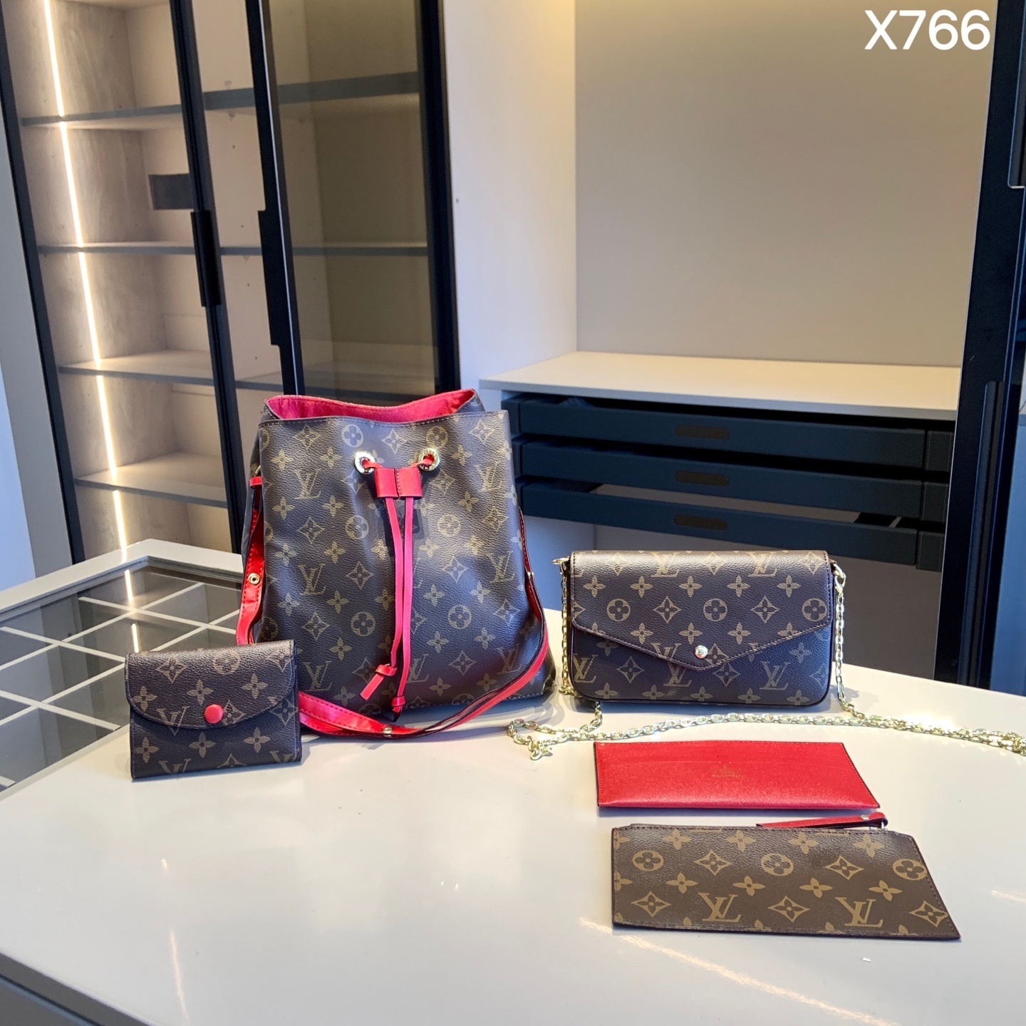 Louis Vuitton Monogram Handbag Set