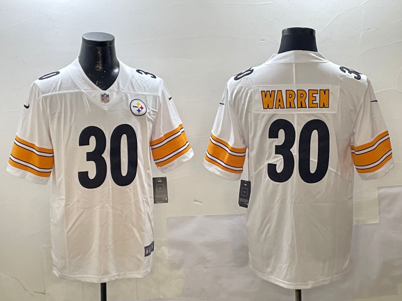 Pittsburgh Steelers #30 Warren Jersey $55