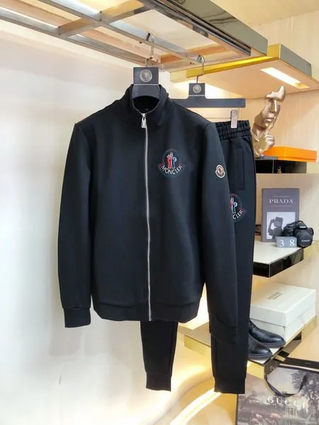 Moncler Black Velet Tracksuit $225