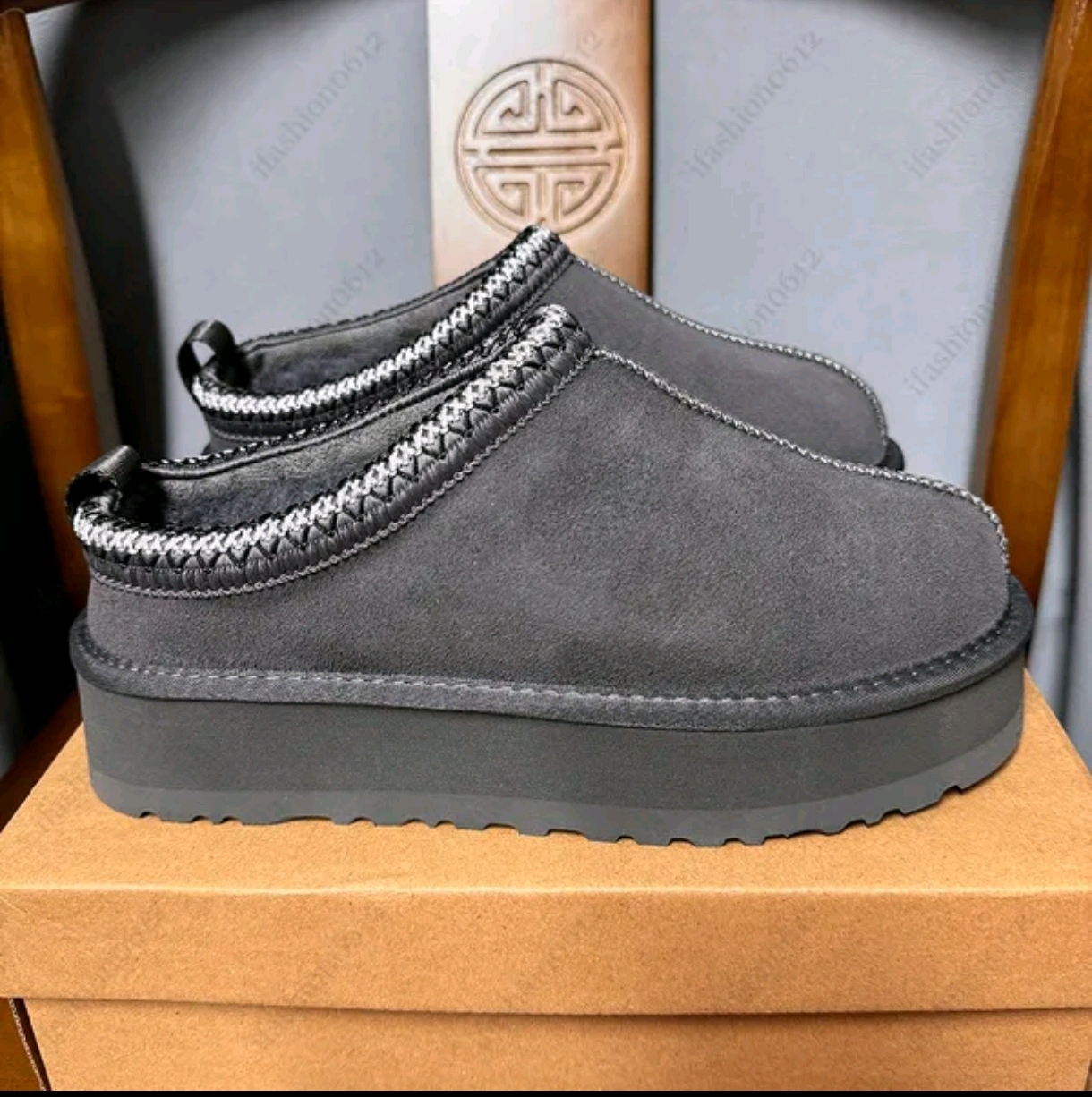UGG Winter Slip-On Gray Shoes $100
