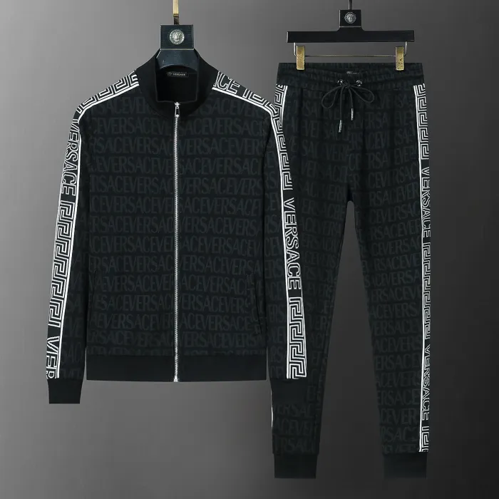 Versace Black Velvet Tracksuit $225
