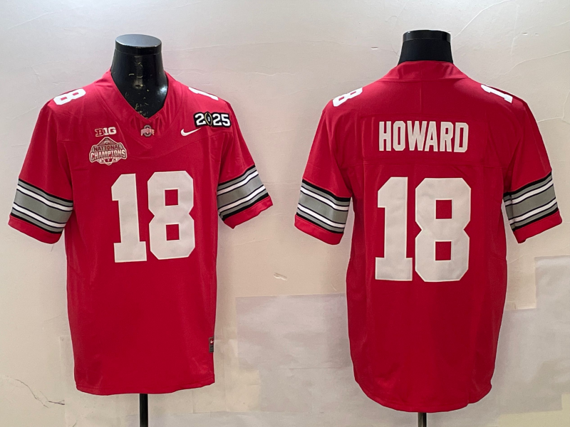 Ohio State Buckeyes #18 Howard Jersey $55