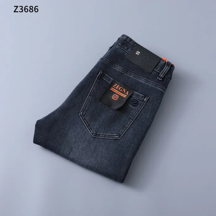 Zegna Dark Blue Denim Jeans $100