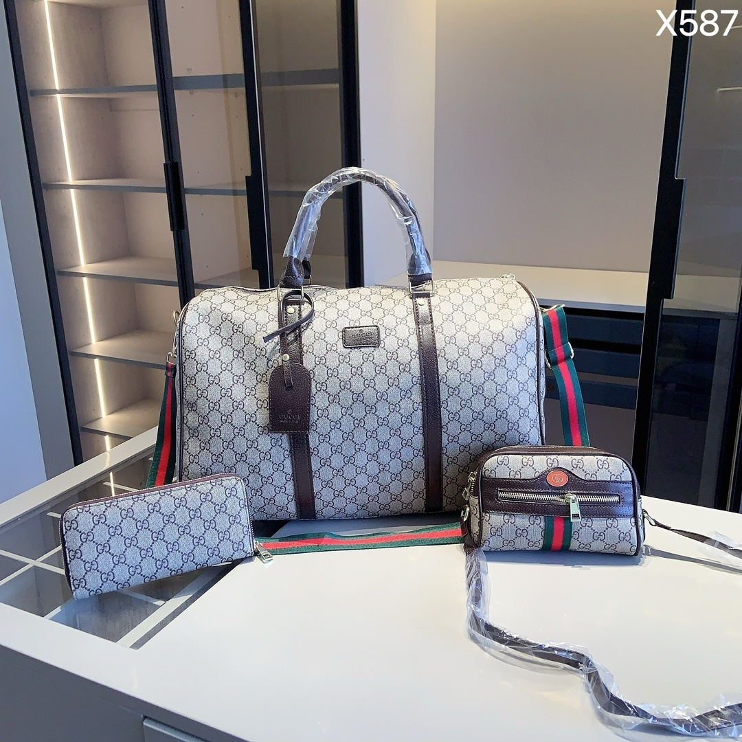 Gucci Luxury Designer Travel Bag Set