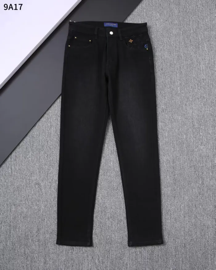 Louis Vuitton x Gucci Black Jeans $100