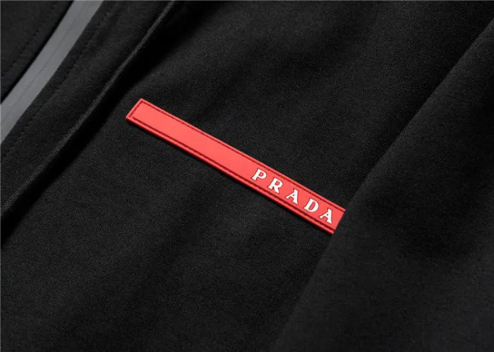 Prada Black Sports Tracksuit $225