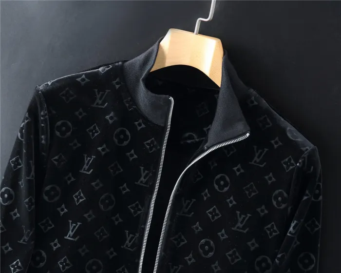 Louis Vuitton Luxury Designer Velvet Tracksuit $225