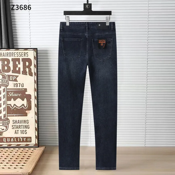 Zegna Dark Blue Denim Jeans $100