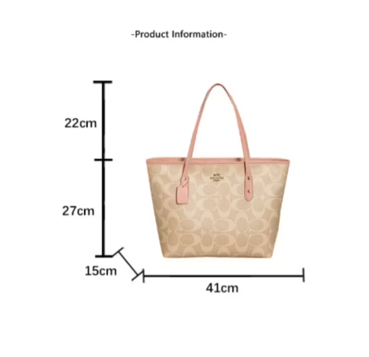 Coach Signature Tote Bag