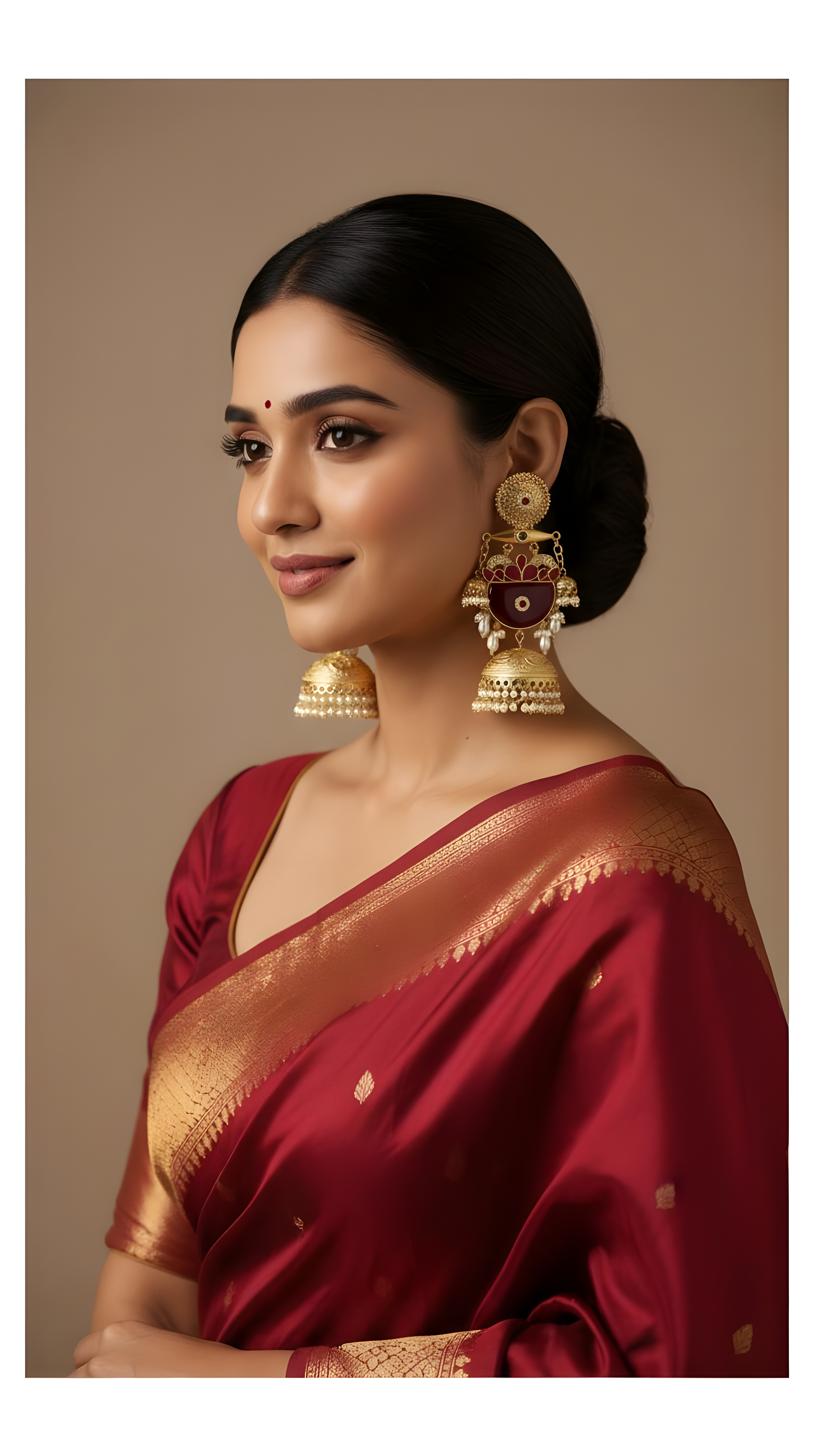 Traditional kashmiri jhumka's 