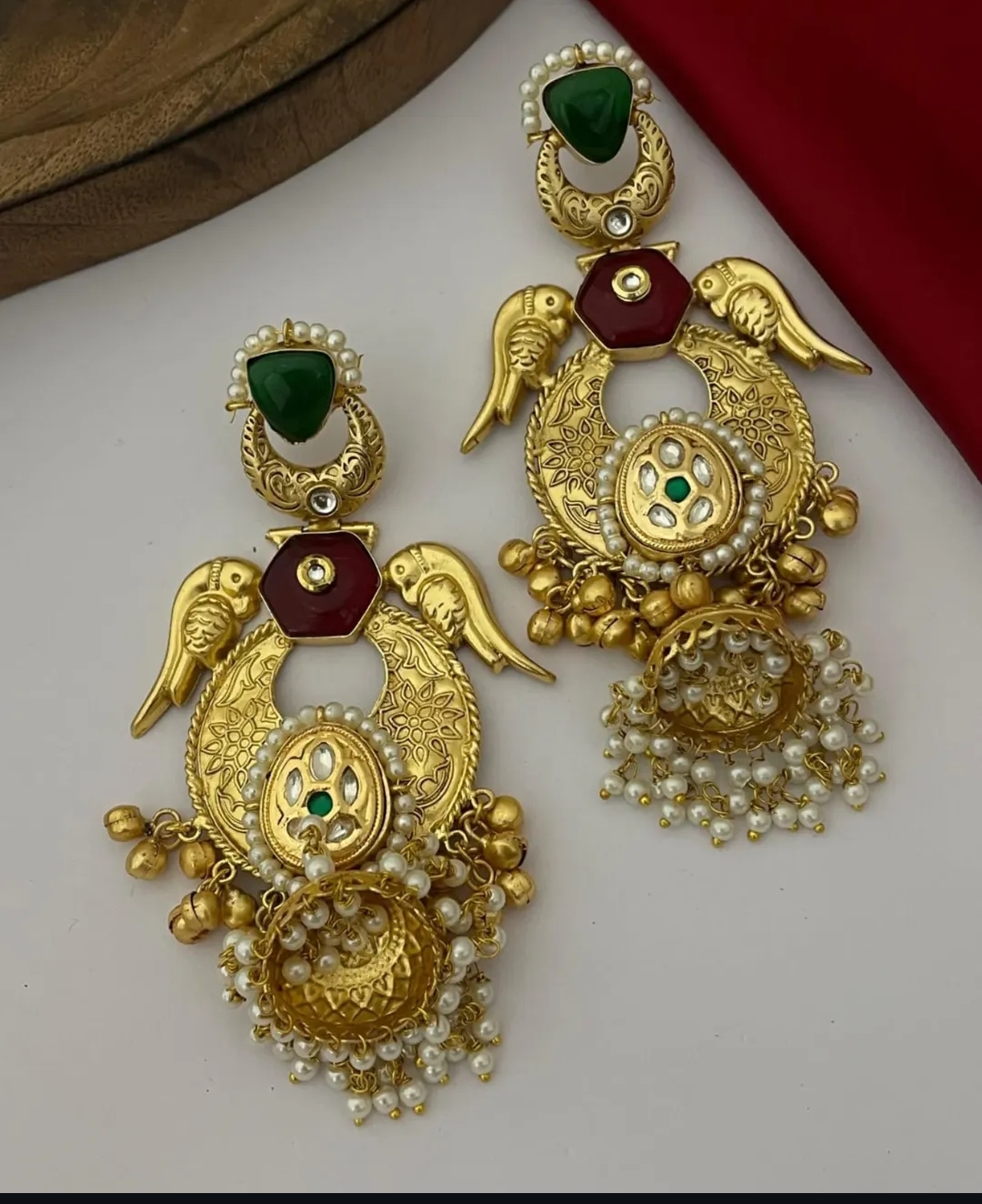 Traditional kashmiri jhumka's