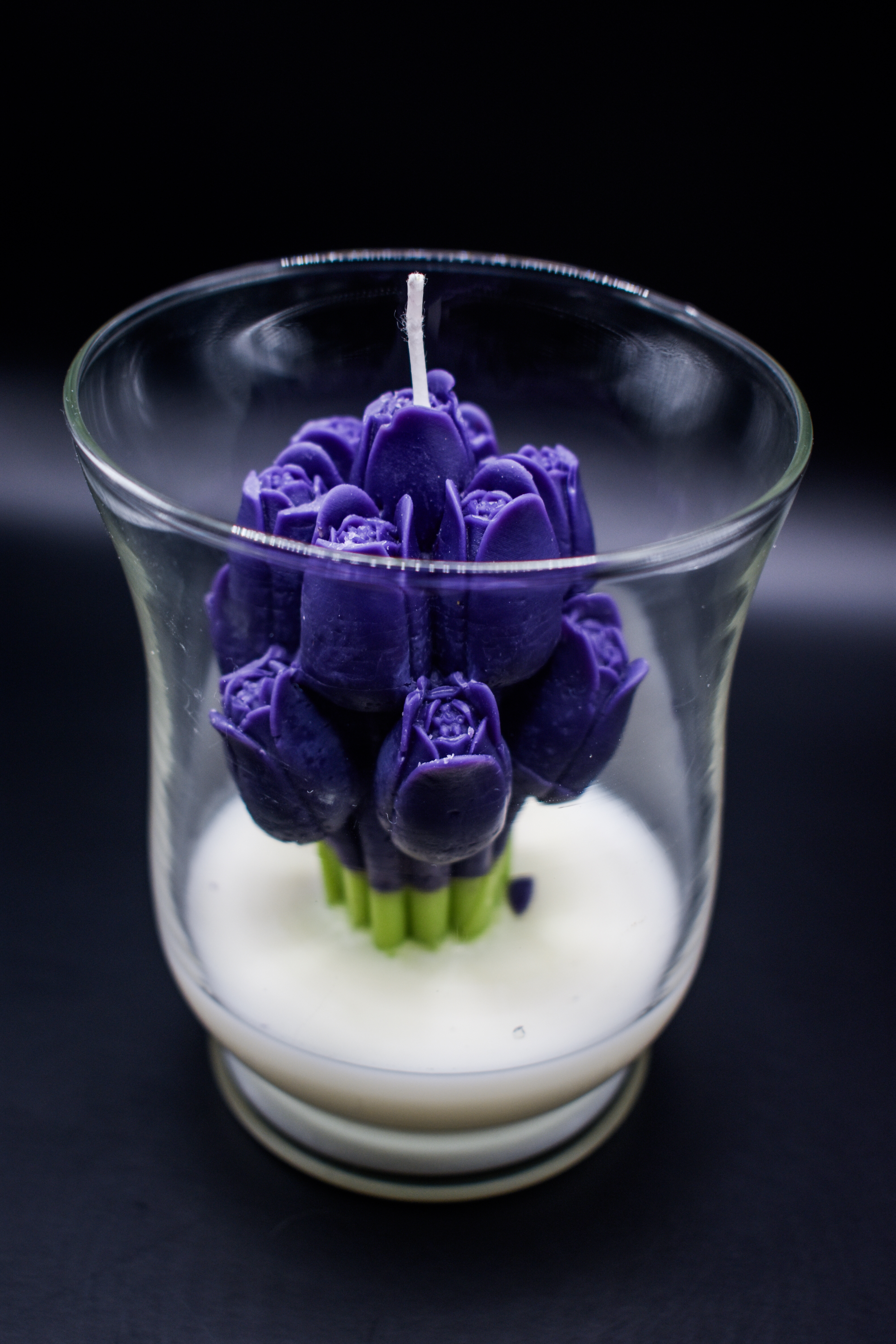 Velas artesanal de tulipanes