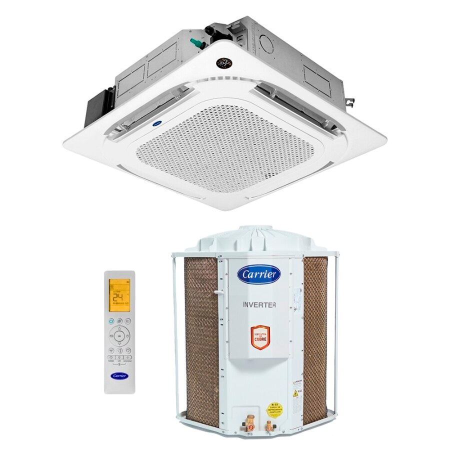Ar-Condicionado Split Inverter Cassete Carrier Connect Só Frio