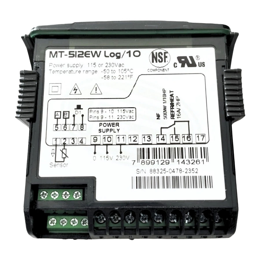 Controlador de Temperatura Digital Full Gauge MT512EW LOG Sitrad Bivolt