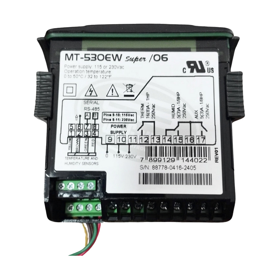 Controlador de Temperatura e Umidade Full Gauge MT530EW SUPER Bivolt