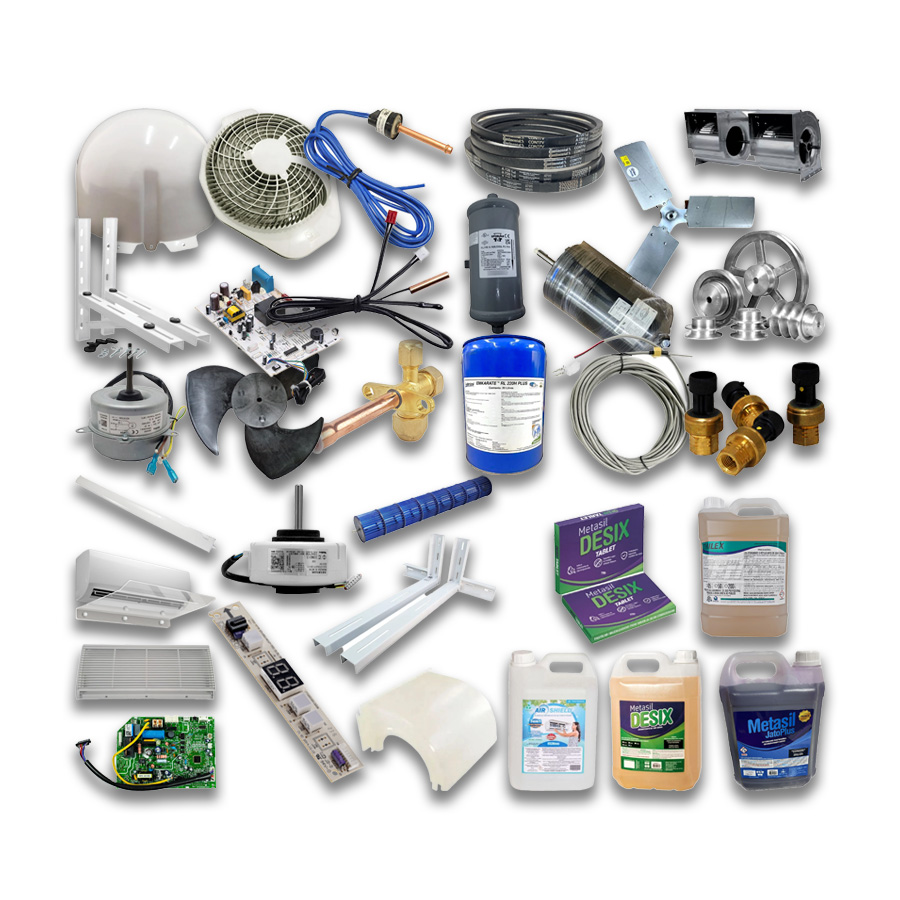 Partes, Peças e Materiais de limpeza para Ar Condicionado