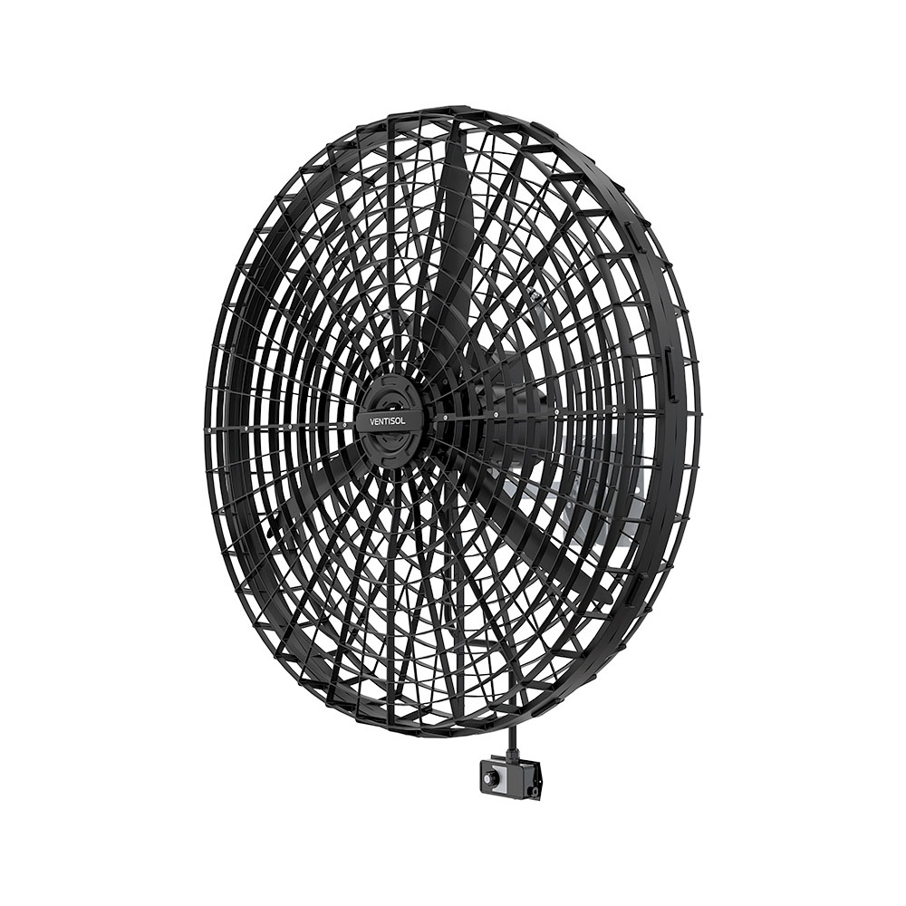 Ventilador De Parede Ventisol 1 Metro 1/2CV Preto 220V VP1M2