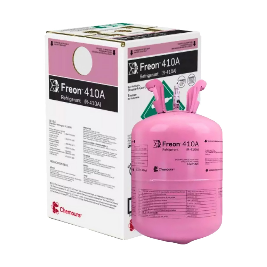 Fluido Gás Refrigerante Chemours Freon R410A 11,35kg DuPont Du Pont