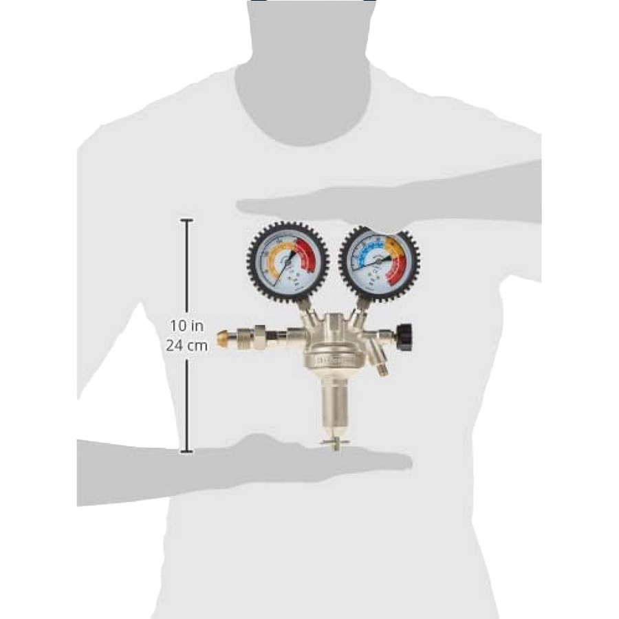 Regulador de pressão de nitrogênio alta 4400 PSIG 300 BAR na baixa 1000 PSIG 70 BAR Mastercool 53001