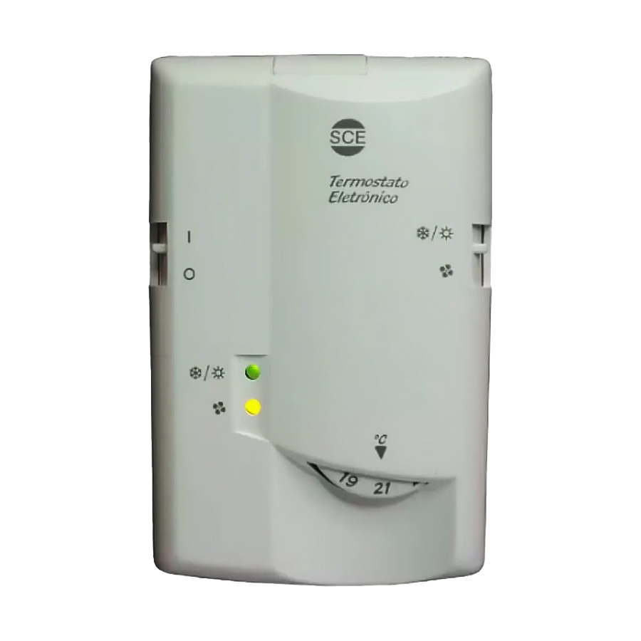Termostato Eletrônico 2 Estágios 1 Velocidade SCE TVCPI102 - 220V
