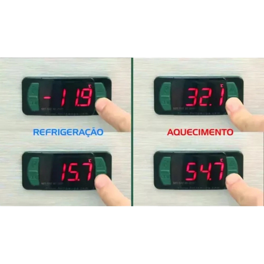 Controlador de Temperatura Digital Full Gauge MT512E 2HP Bivolt