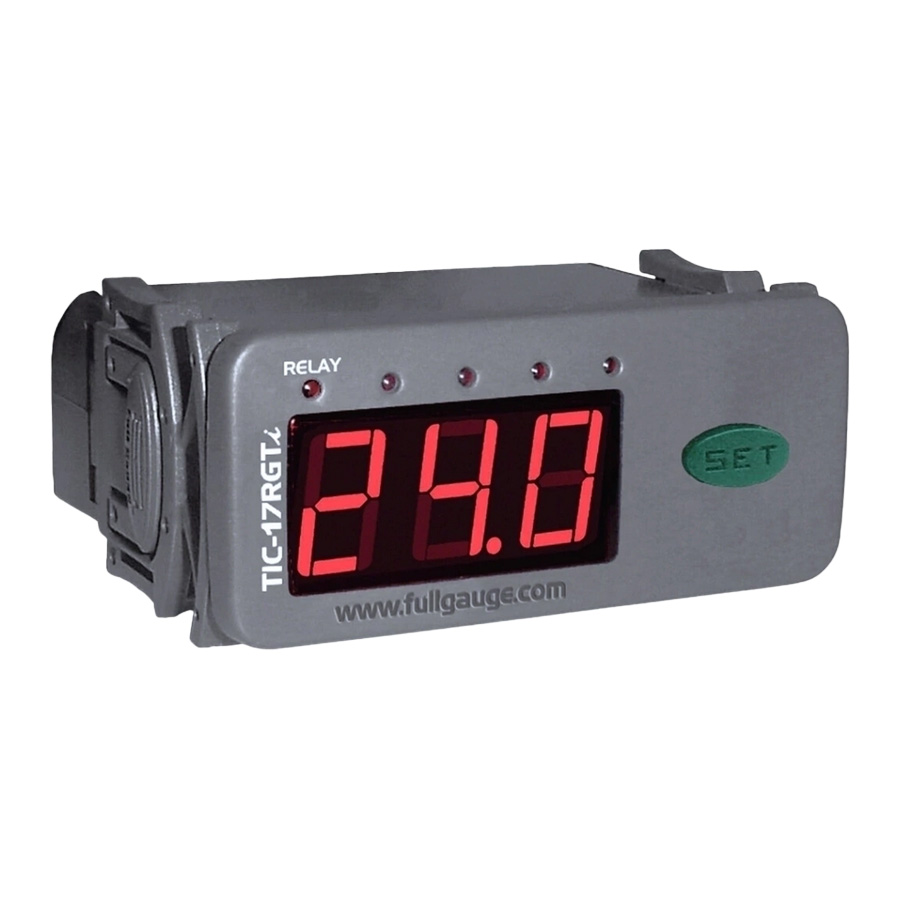 Controlador de Temperatura Digital Full Gauge TIC17RGTI Bivolt com Sensor