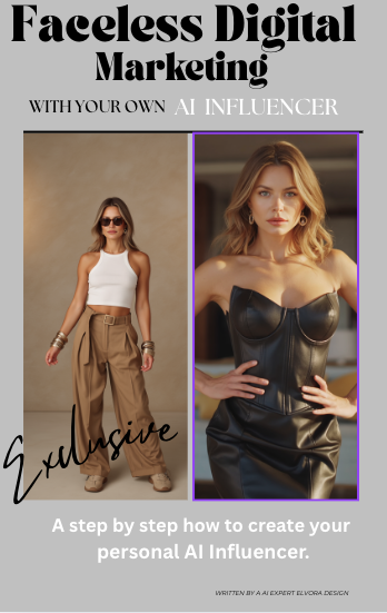 Faceless Digital Marketing with your own AI Influencer