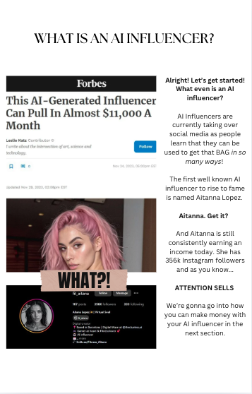 Faceless Digital Marketing with your own AI Influencer