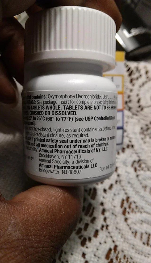 Oxymorphone - Opana ER