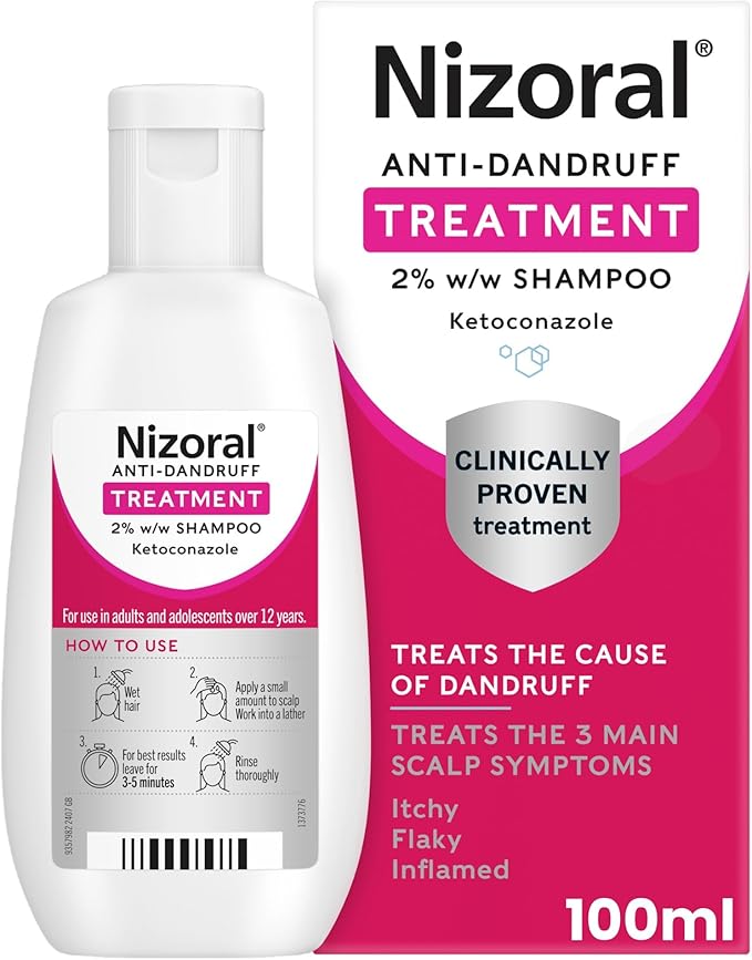 Nizoral Anti-Dandruff Treatment Shampoo 2% w/w Ketoconazole 100ml
