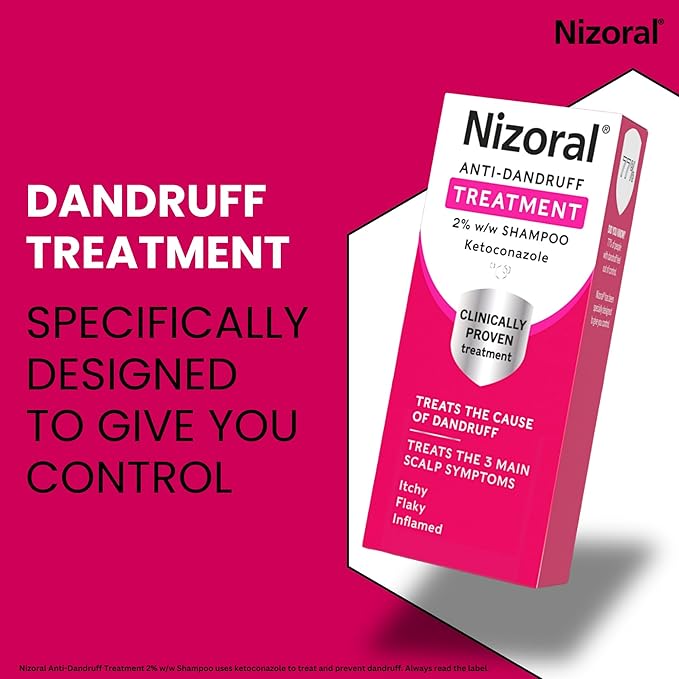 Nizoral Anti-Dandruff Treatment Shampoo 2% w/w Ketoconazole 100ml