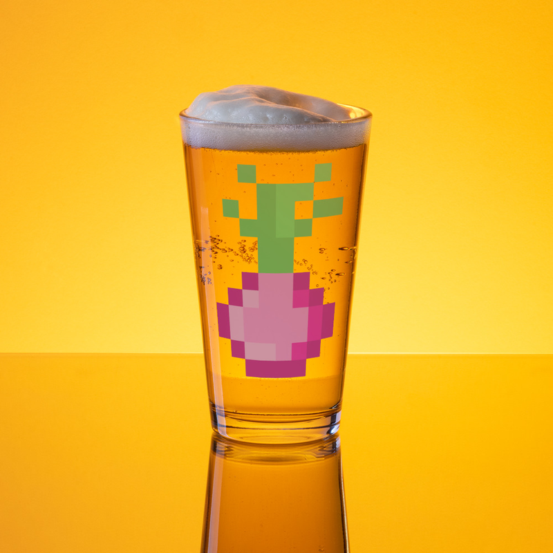 Red Oniion Pint Glass