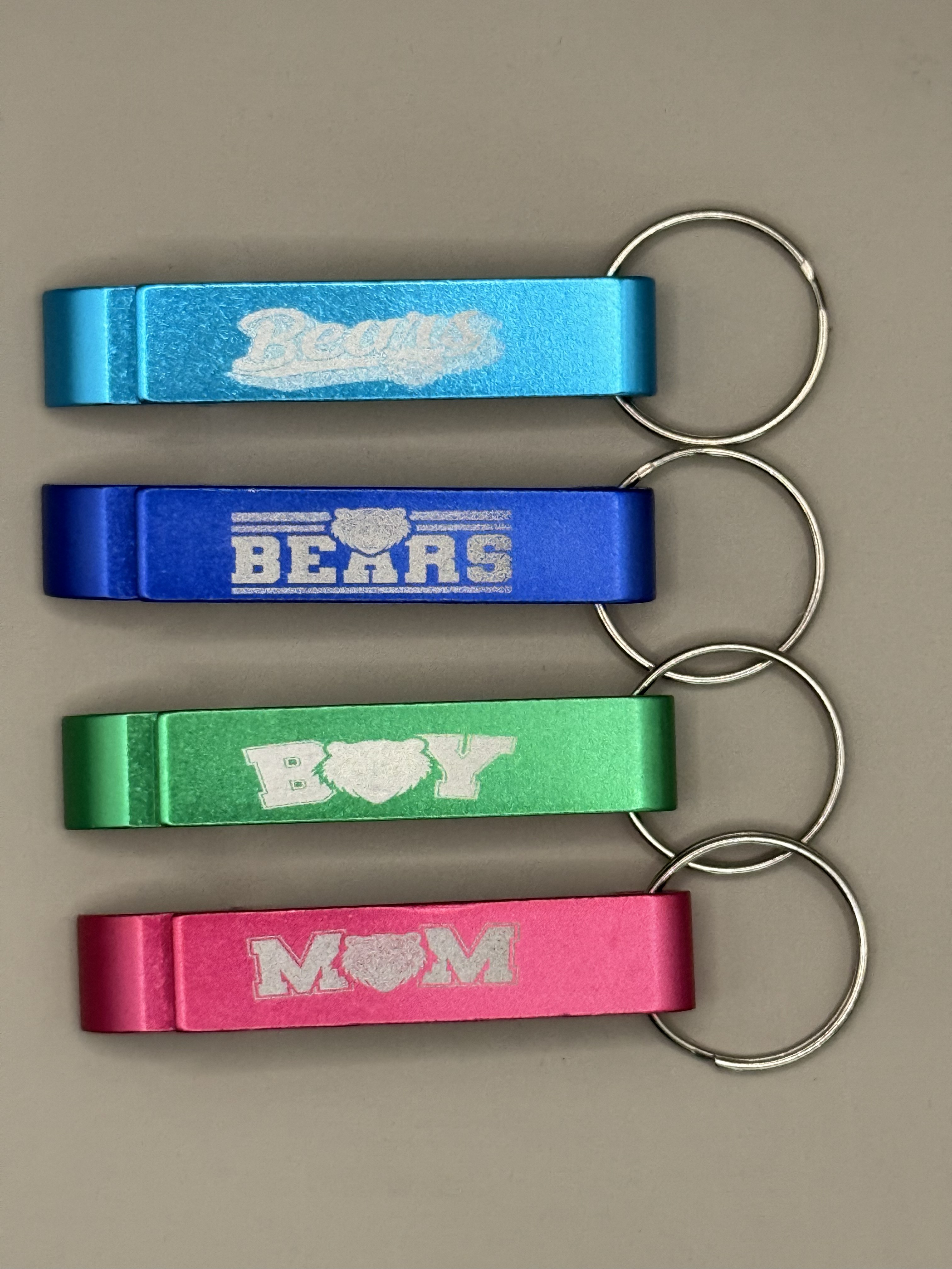 Customized Aluminum Keychain Bottle Openers