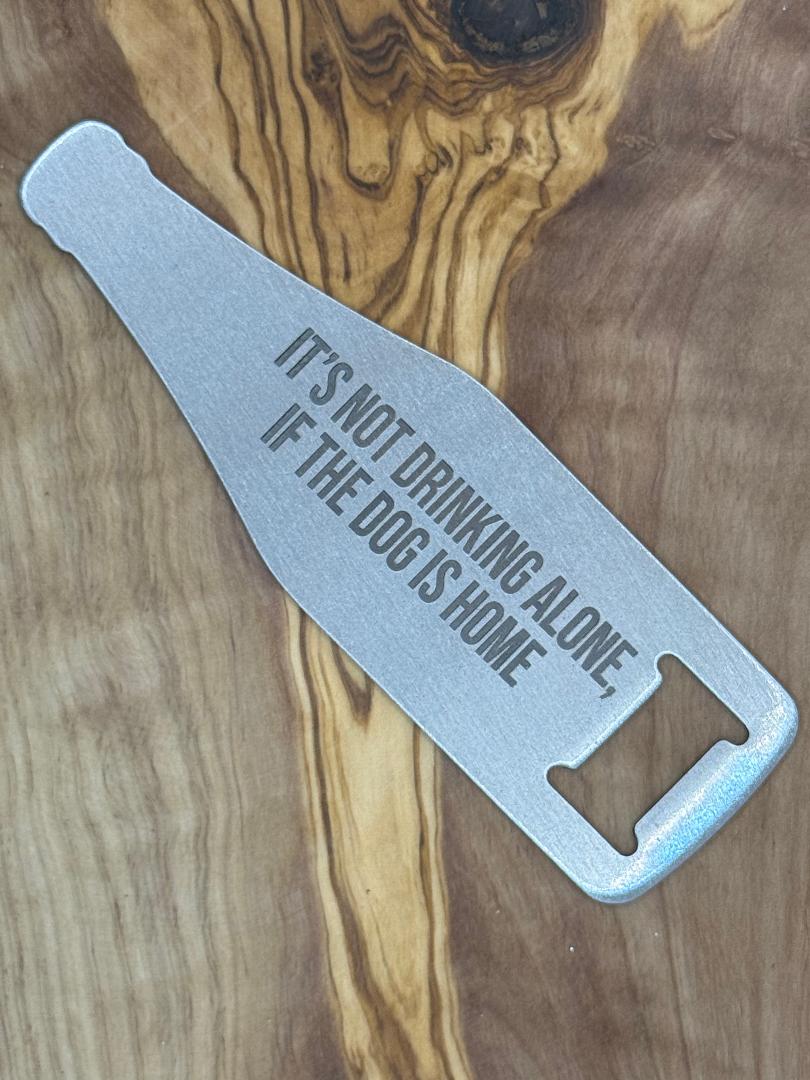 1pc Metal Bottle Opener with Fun Quotes