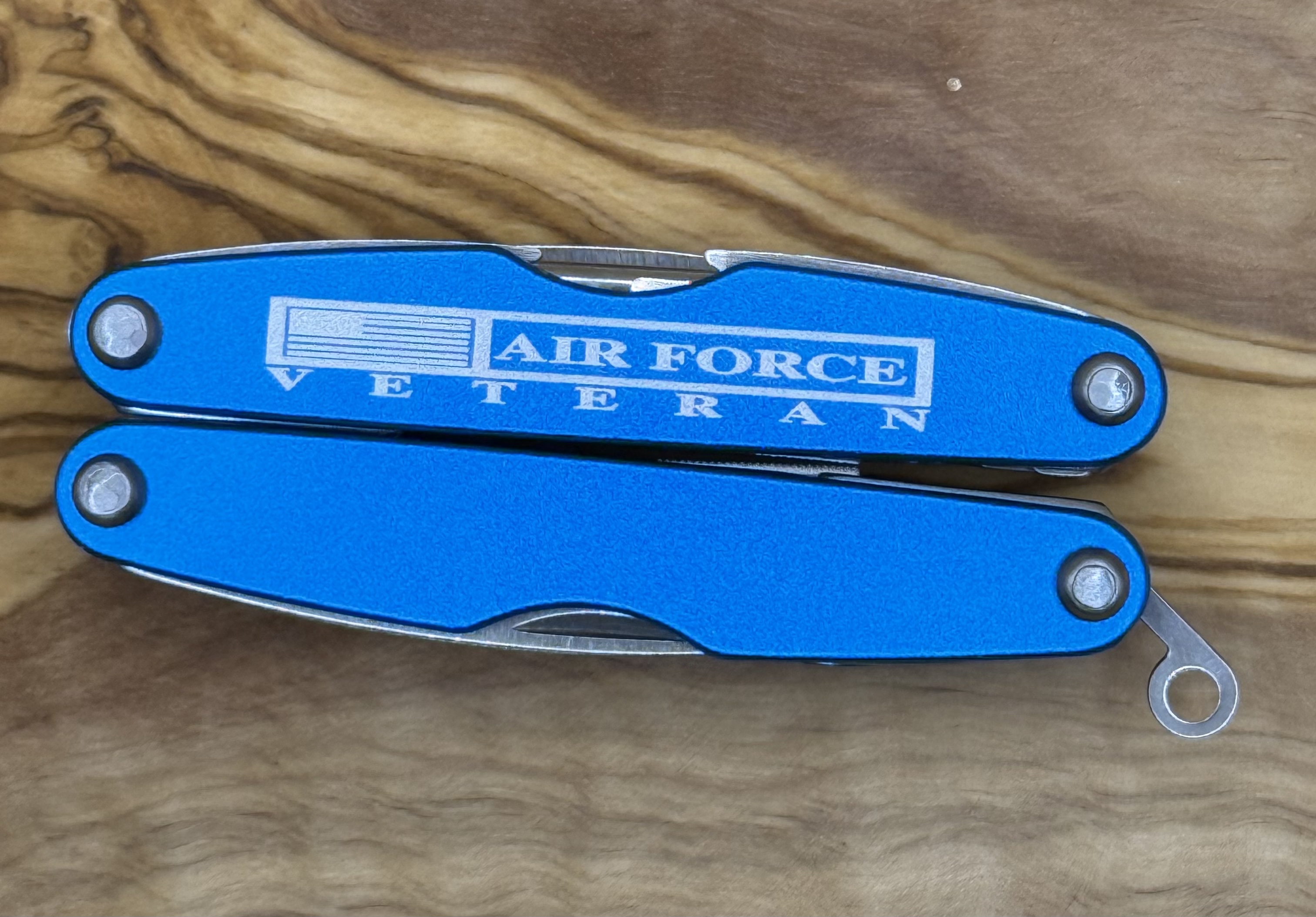 Personalized Airforce Veteran Mini Multi-tool