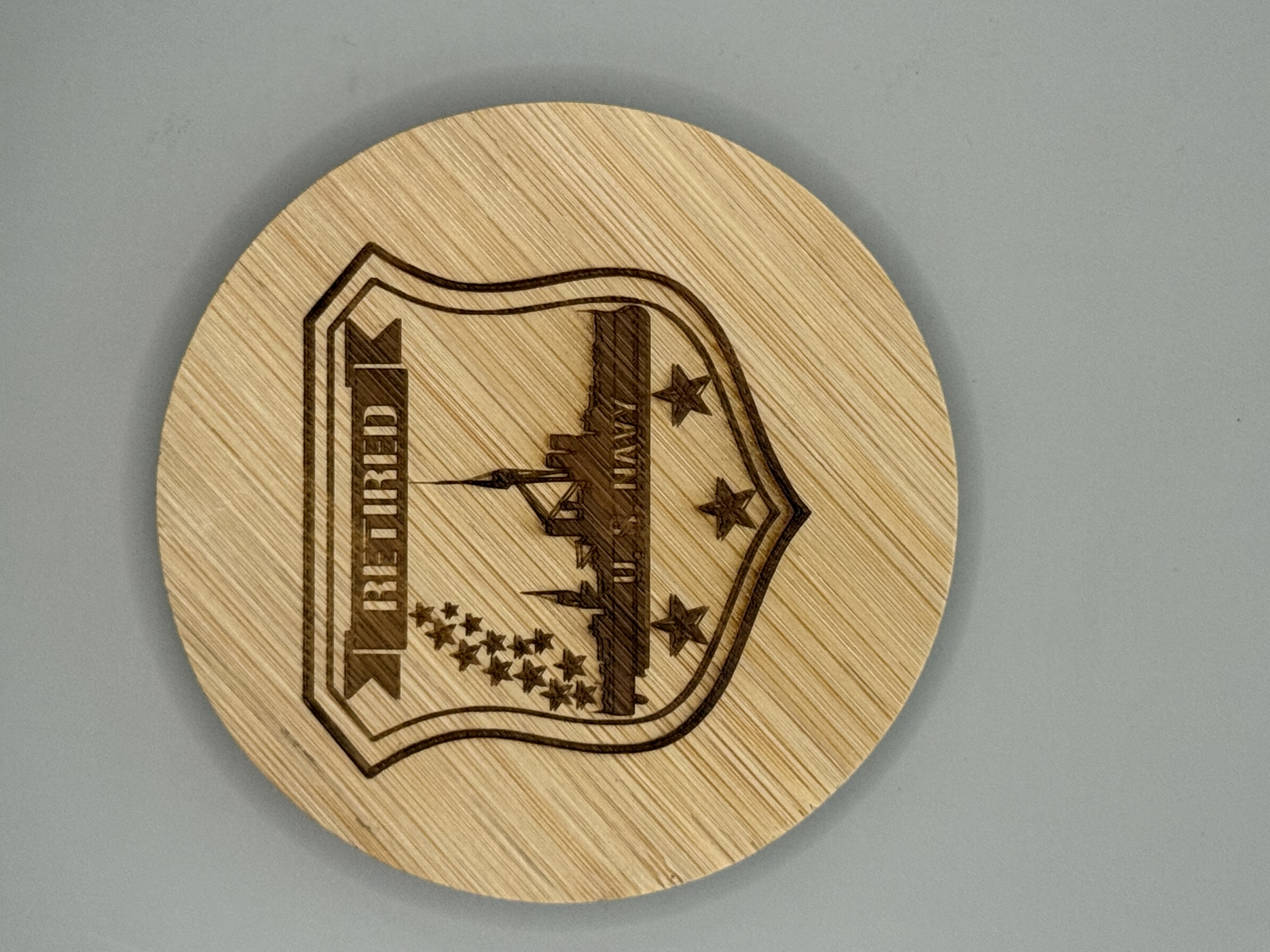 Wooden Engraved Coaster