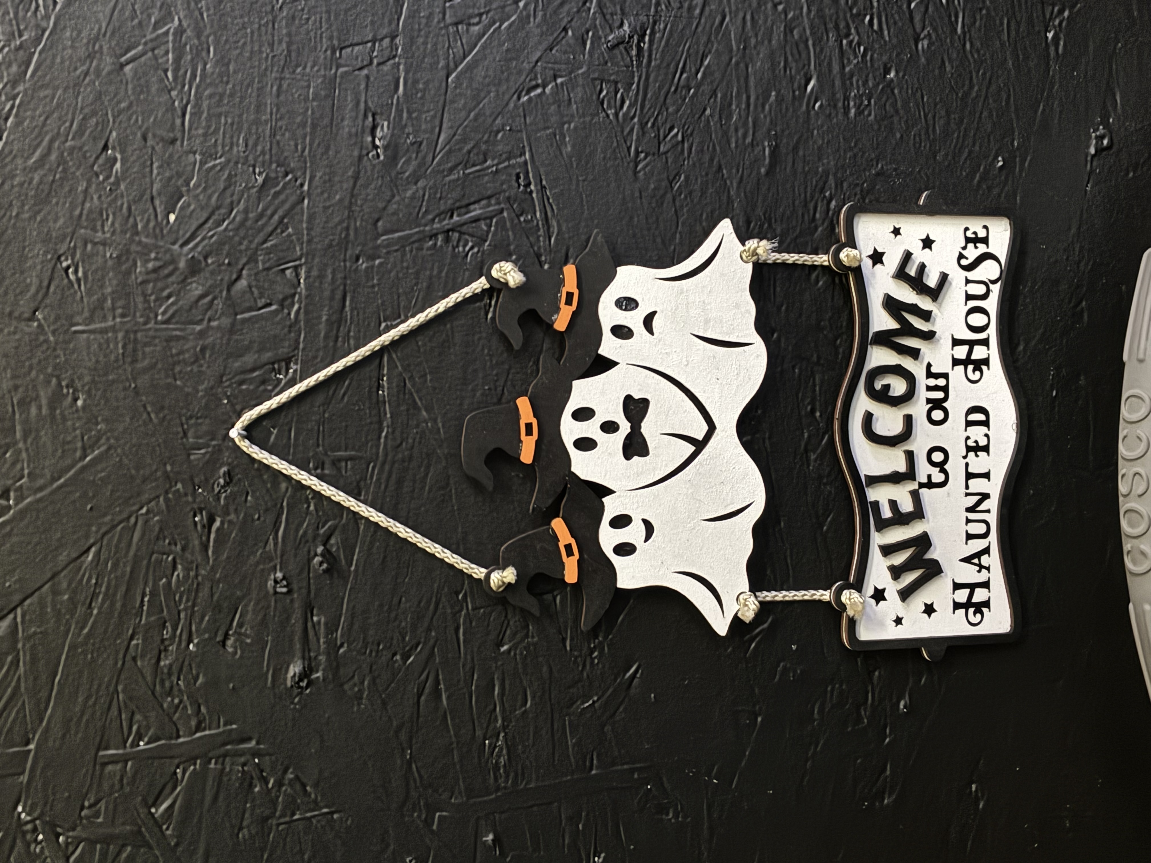 Haunted House Welcome Sign