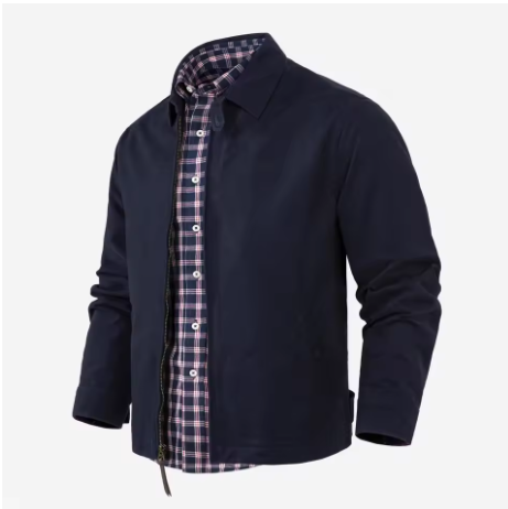 Men's Navy Casual Jacket