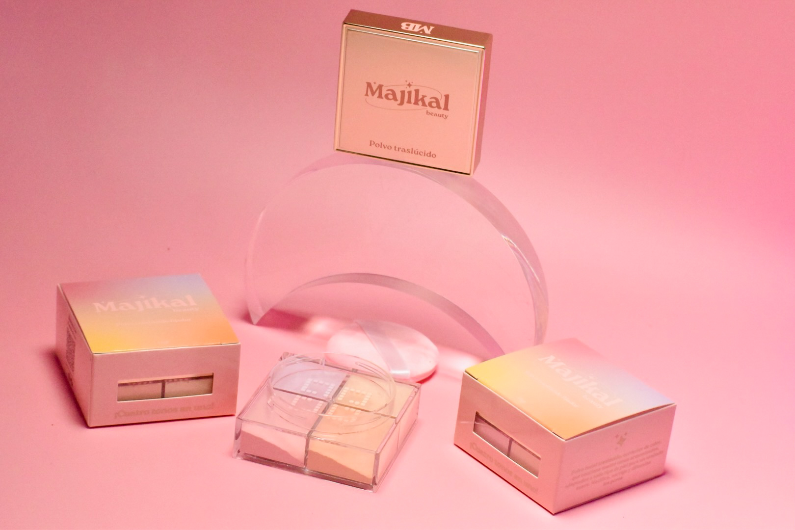 Majikal Polvo Traslúcido