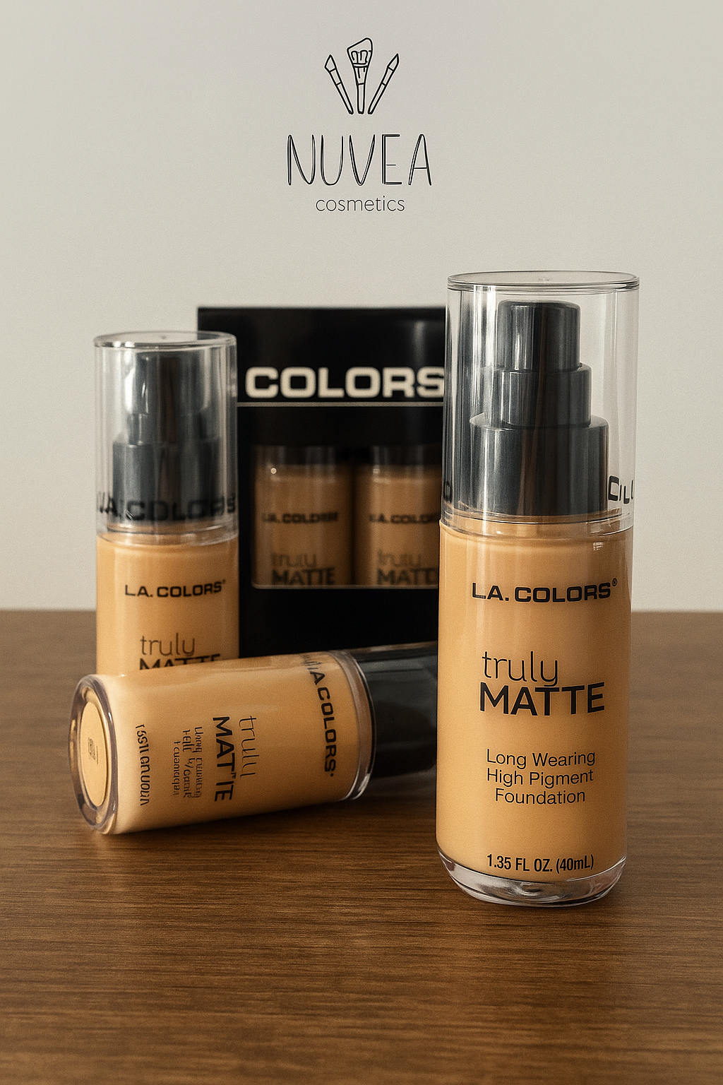 Base de maquillaje L.A. Colors Truly Matte