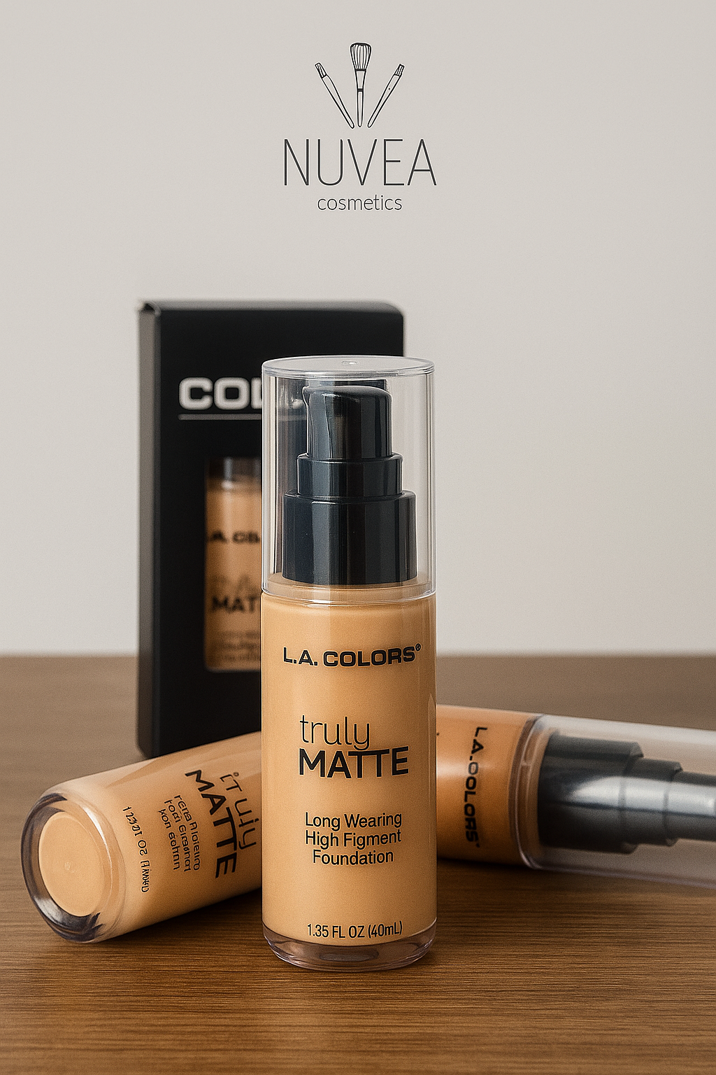 Base de maquillaje L.A. Colors Truly Matte