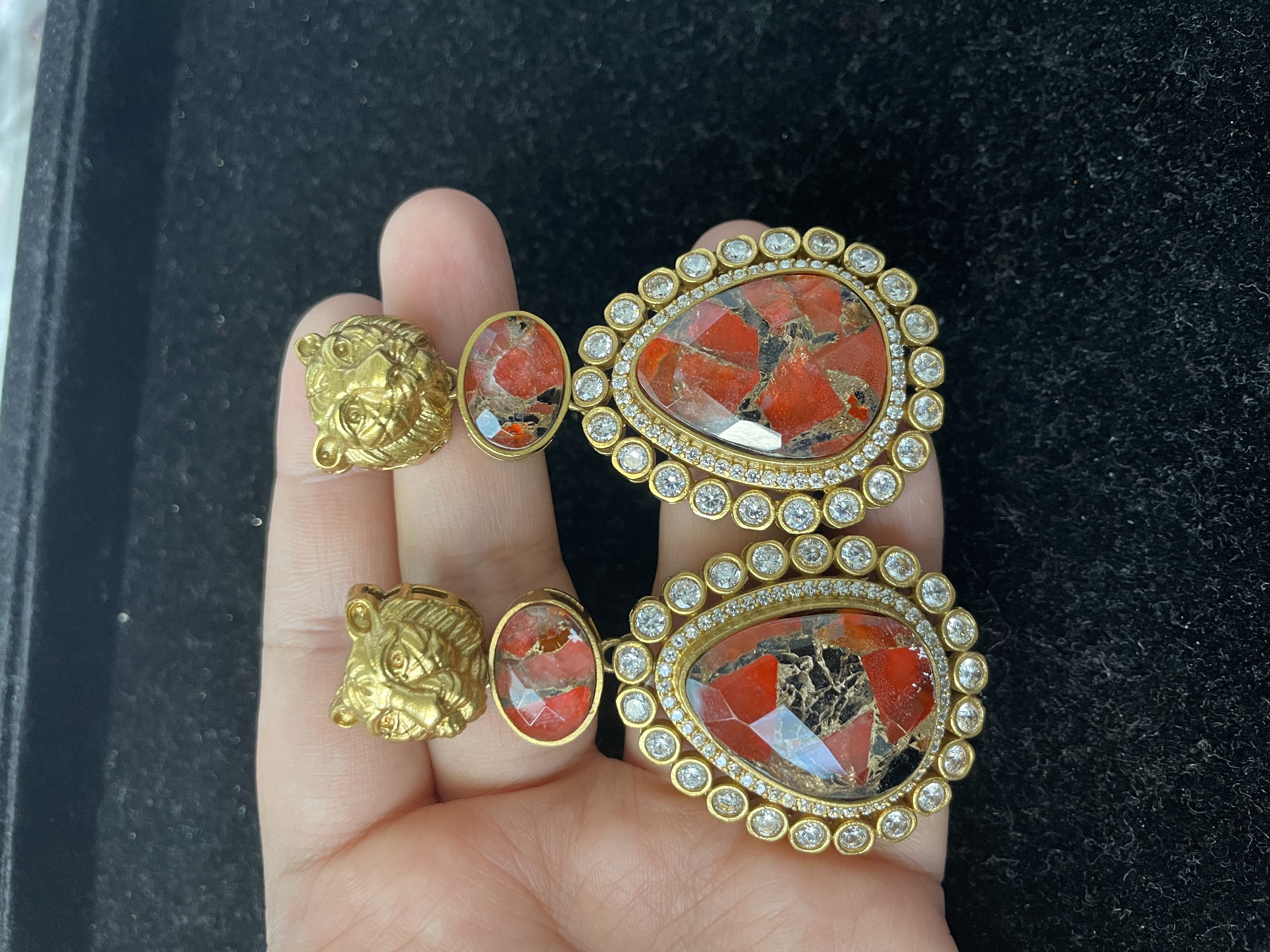 Moissanite FireStone Statement Piece