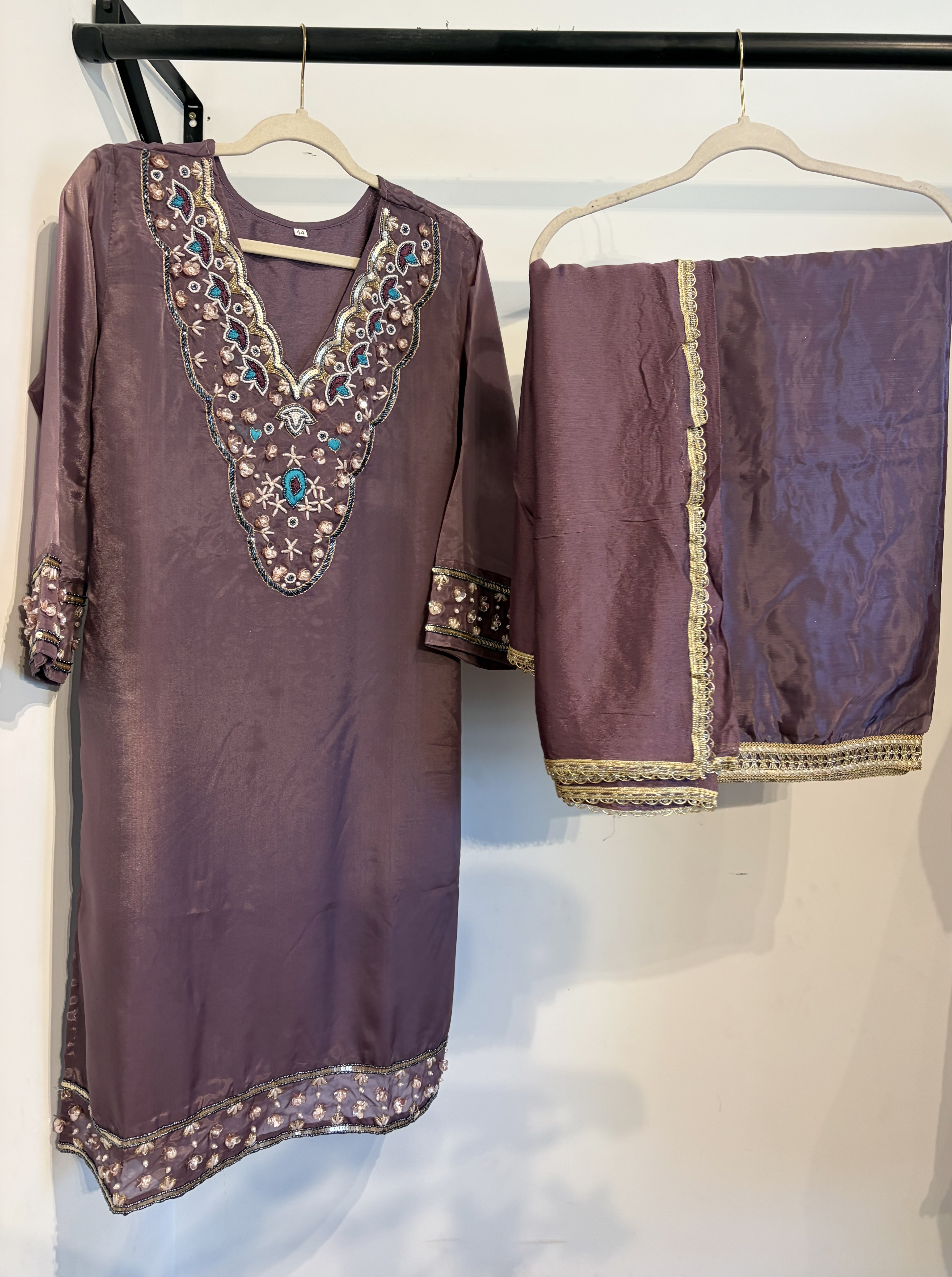 Embroidered Upadha Silk
