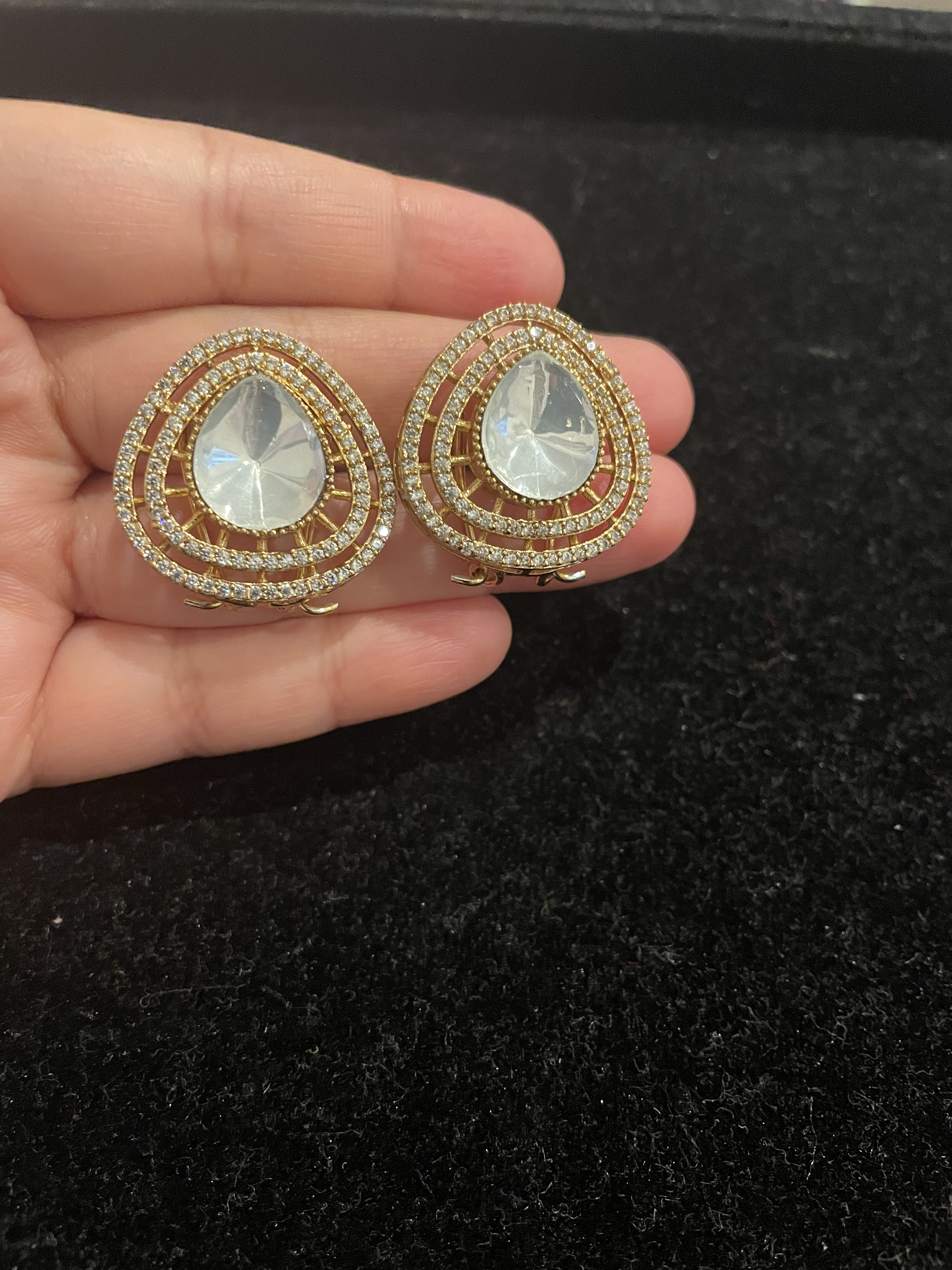 Teardrop Crystal Earrings