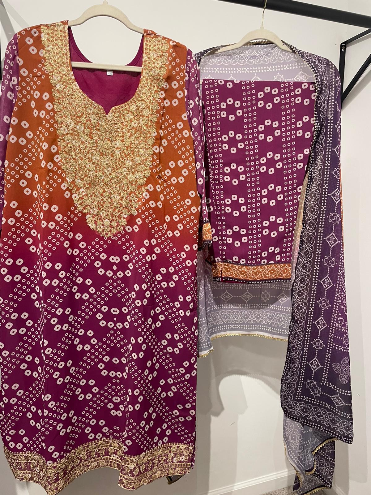 Traditional Bandhani Suit