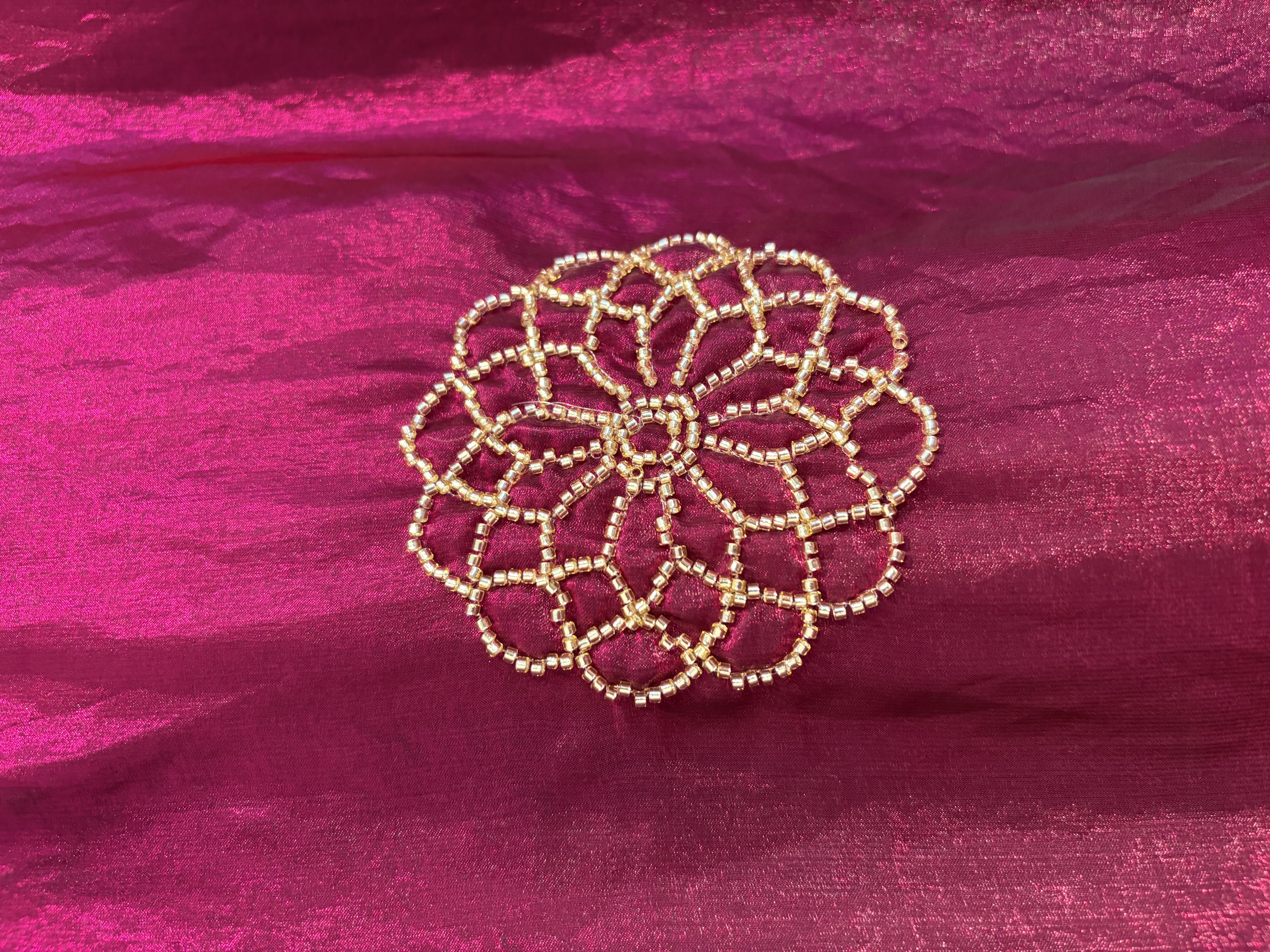 Magenta Embroidered Co ord Set